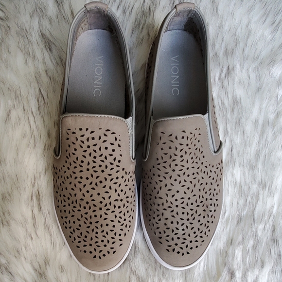 Vionic Shoes - VIONIC Grey sneakers slip-on 8.5